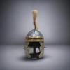 Roman Centurion Helmet Engraved Steel Gallic Roman Design Historical Armor Gift for Him Unique Collectible
