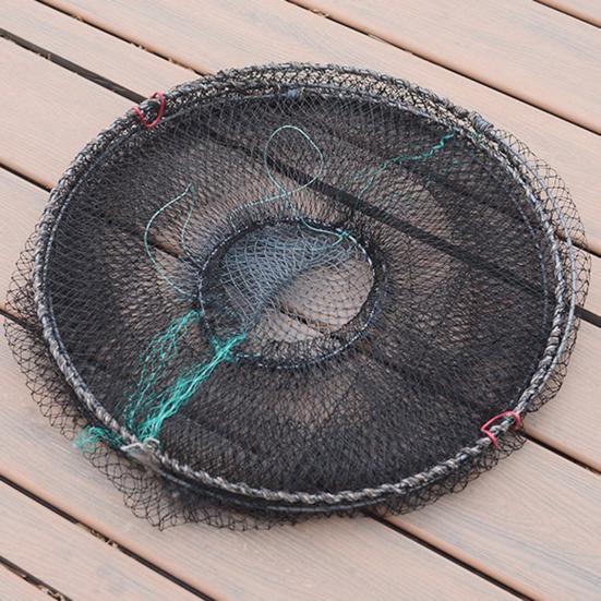 Fish Basket Mesh Shrimp Crab Trap Easy To Use Collapsible Portable Fish Cage Fishing Accessories Tool