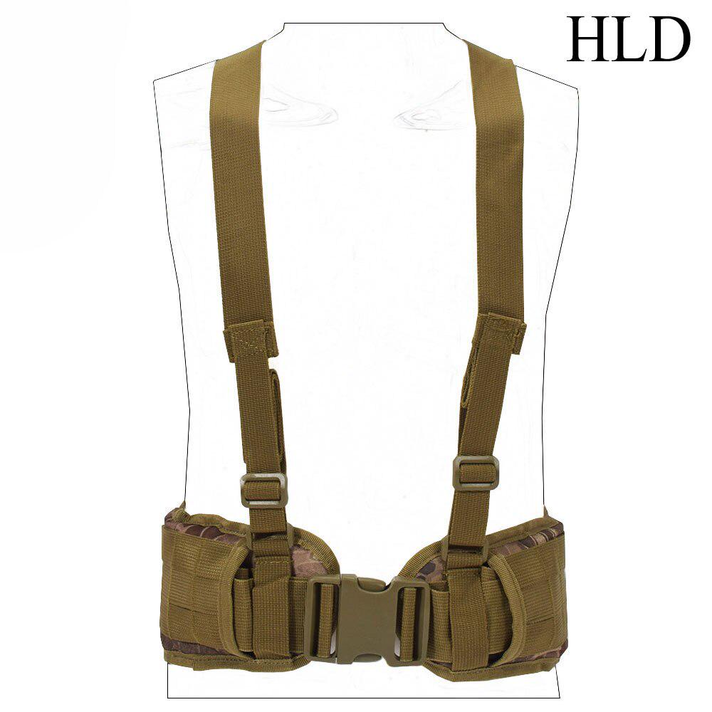Тактический жилет Molle, мужской ремень, армейский специальный нейлон 1000d, военный удобный боевой ремень, регулируемый с мягкой подкладкой типа H