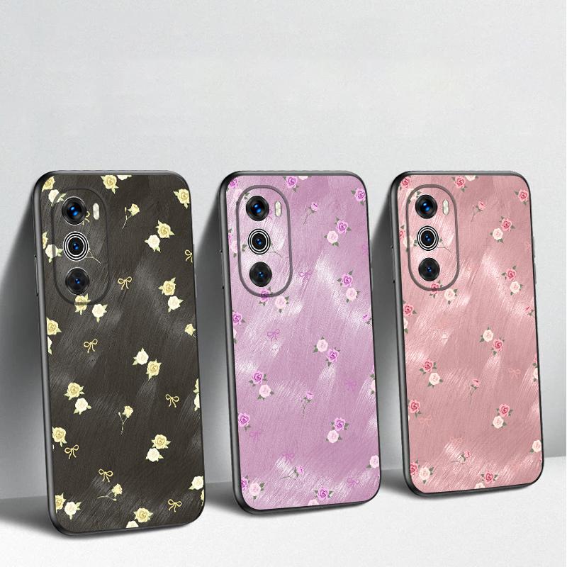 Gradient Yellow Rose For Motorola Moto G04 05 14 15 24 34 35 54 55 75 84 85 Edge 40 50 Fusion 60 Fusion TPU soft phone case