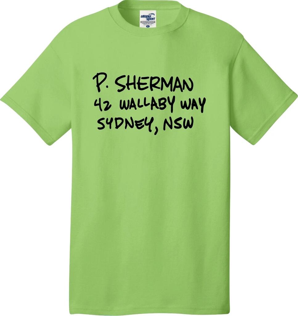 P. Sherman 42 Wallaby Way Sydney Funny Unisex T shirt (S-5X)