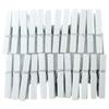 Mini Clothespins - GRAINE CREATIVE - 48 Pieces - White Color - Mixed - 3 Cm