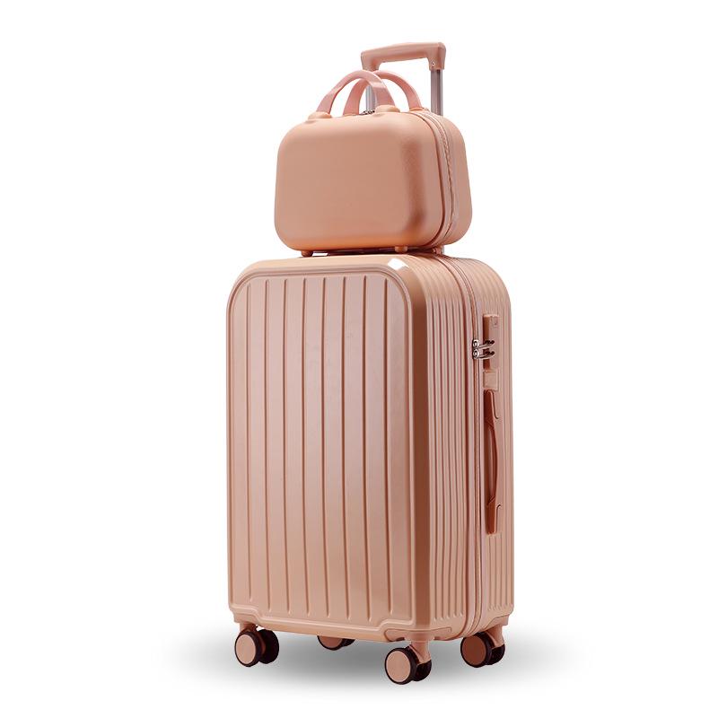 24-Inch Multifunctional Suitcase with Universal Wheels and New Lock System