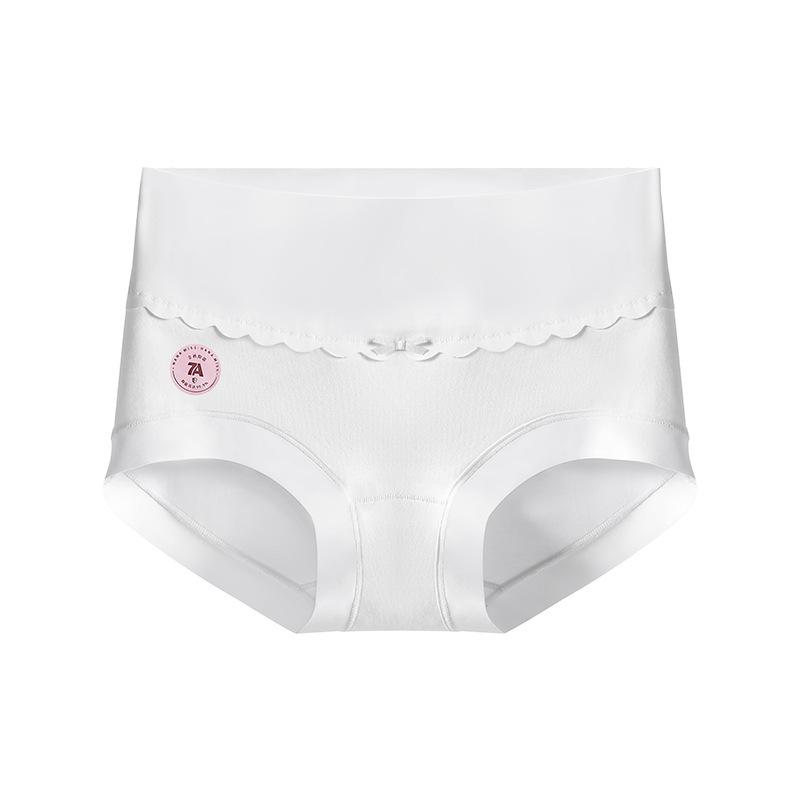 7A Women's High Waist Seamless Cotton Underwear - Antibacterial, A-Class, Long-Staple, Pure Cotton, Large Size, Pure Cotton Crotch.