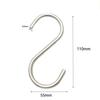 5pcs Aluminum Alloy S-Shape Hook,Closet Multifunctional S Hanger Hooks for Scarf Bags,Gold Hanging Hooks Home and Organization
