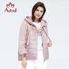 Short Jacket Hooded Fashion Spring Women Coat Warm Plus Size Zipper for Casual Outwear