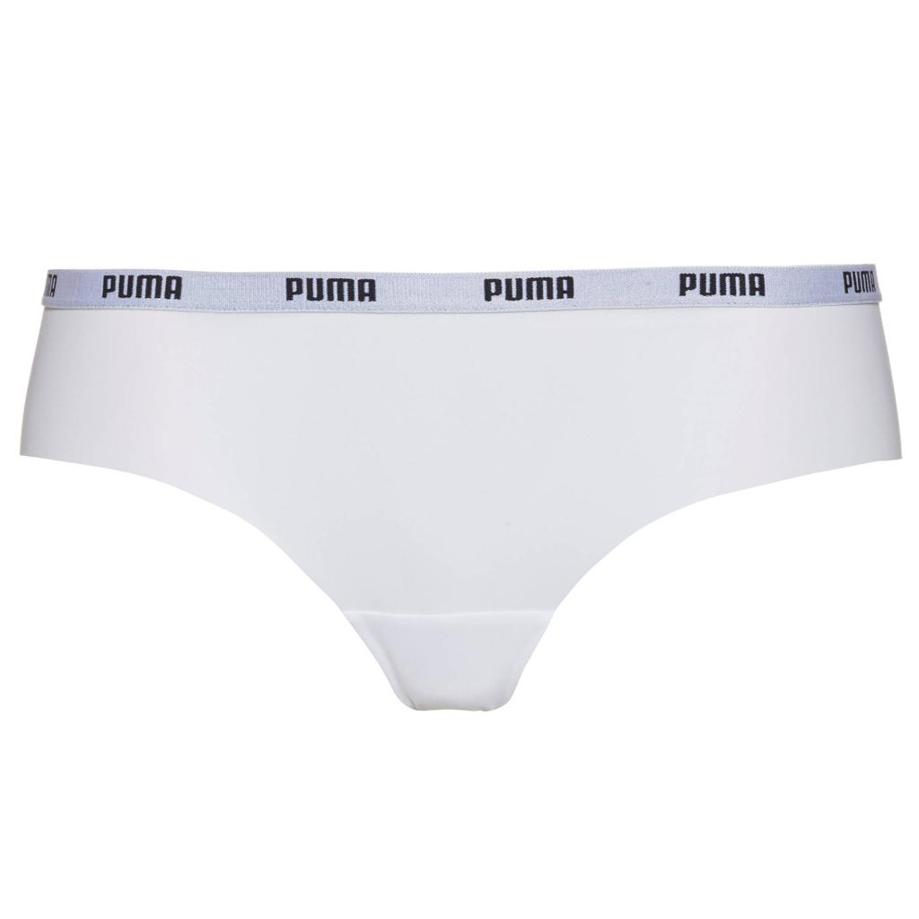 Puma Brazilian Briefs 2 Pack, Womens White Panties