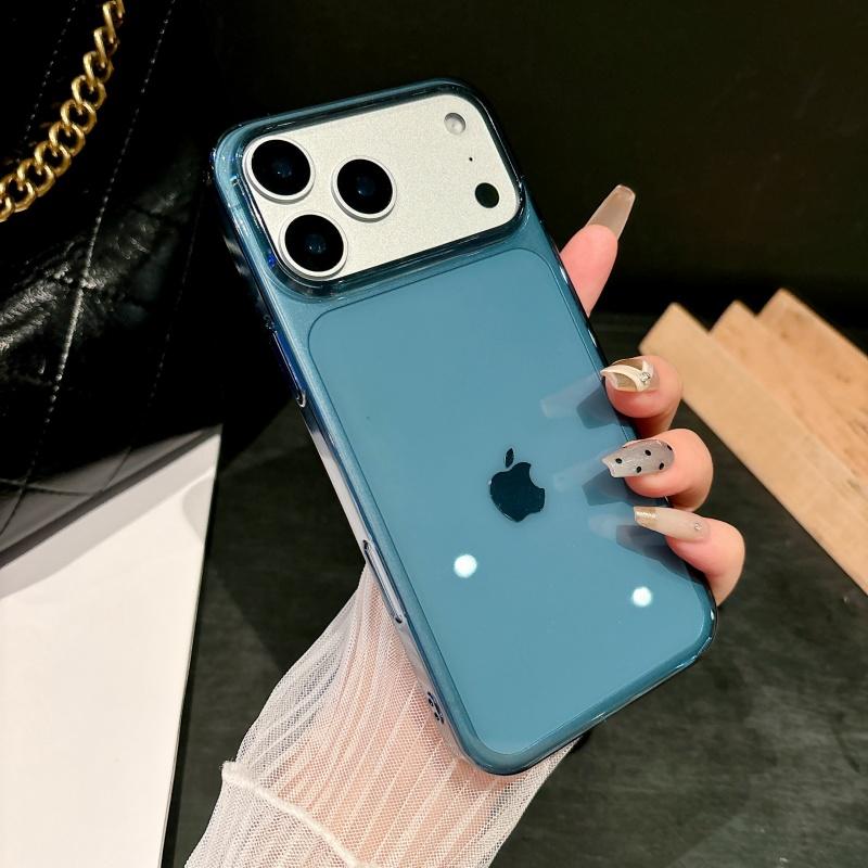 Прозрачный Кристальный HD Чехол для Телефона для iPhone 17 16 15 14 13 Pro Max 17Promax Жесткая Броня Ультратонкий Прозрачный PC Чехол Coque