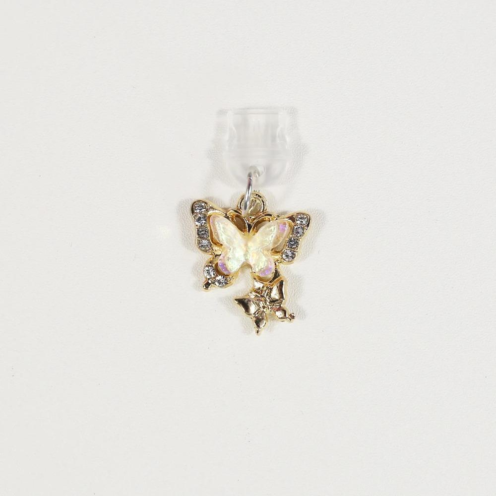 Type-C Butterfly Charge Port Anti Dust Plug Anti-Dust Charm Phone Dust Plug Phone Decorations