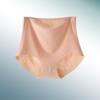 Женские бесшовные хлопковые трусики с высокой талией и 3D-эффектом «персиковых ягодиц» - Дышащие, антибактериальные, с эффектом подтяжки бедер, с контролем живота.