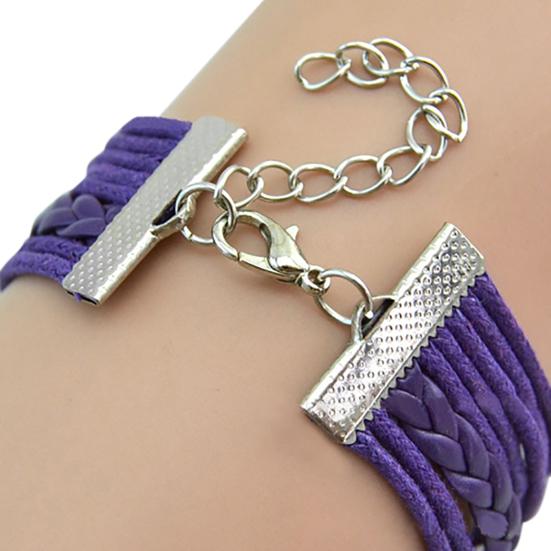 Плетеный браслет для вечеринки, подарок, многослойные браслеты, винтажный браслет с элегантным узором в виде стрелы Купидона