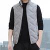Мужской жилет, модный однотонный мужской жилет с утолщенными карманами, мужской жилет, уличная одежда