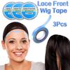 3 шт. Прозрачные ленты для наращивания волос Креативная двусторонняя лента для парика Инструмент для установки накладных волос