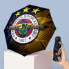 Fenerbahçe FC Manual Five Fold 8 Rib Umbrella Support Custom Text, Lightweight Travel Umbrella
