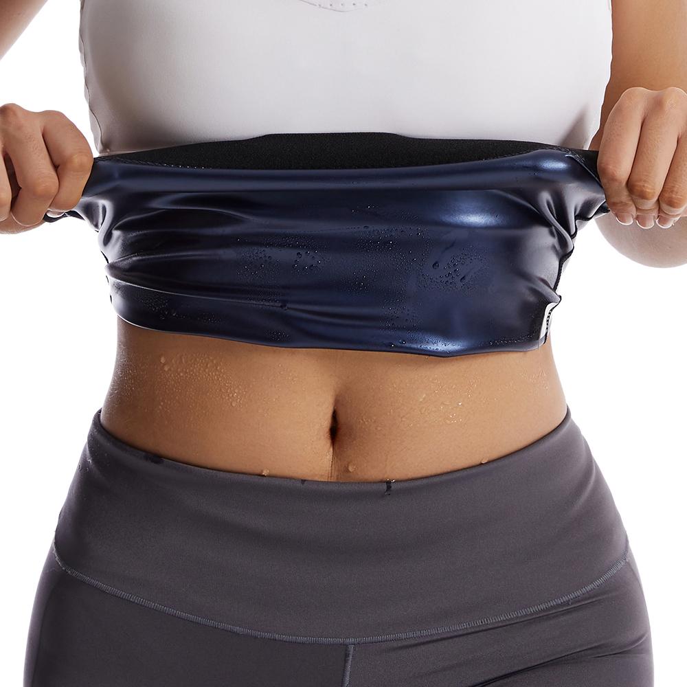 Women Belly Sweat Band Waist Trimmer Belt Fat Burning Stomach Wraps Weight Loss Slimming Body Shaper Sauna Waist Trainer Corset