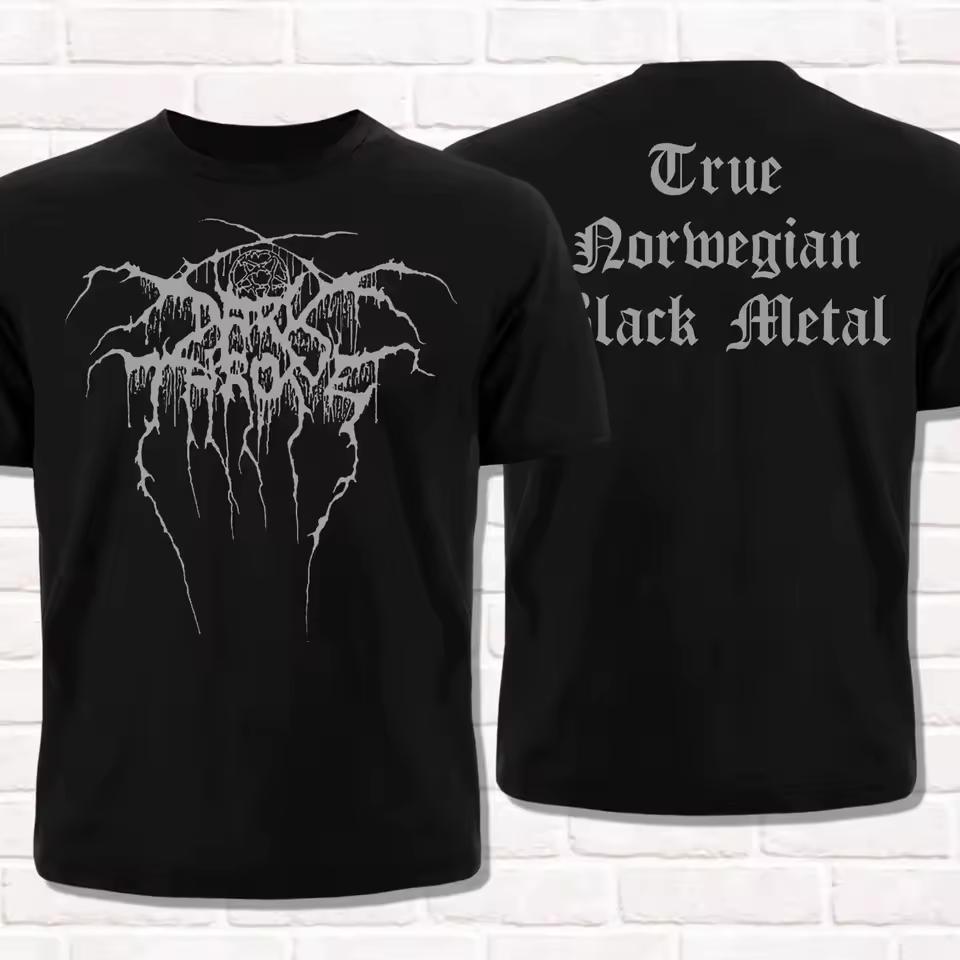 Darkthrone Transylvanian Hunger Oversized T-shirt Men Women Streetwear Y2K Black Metal Band Short Sleeve Loose Breathable Tees