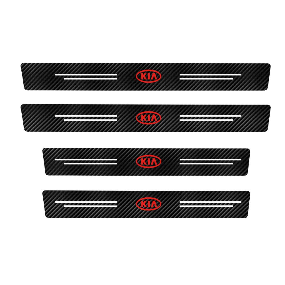 New Car Door Threshold Protection Sticker Anti-Scratch Auto Accessories For KIA Cerato Optima Picanto Rio Sportage Ceed Sorento MT8
