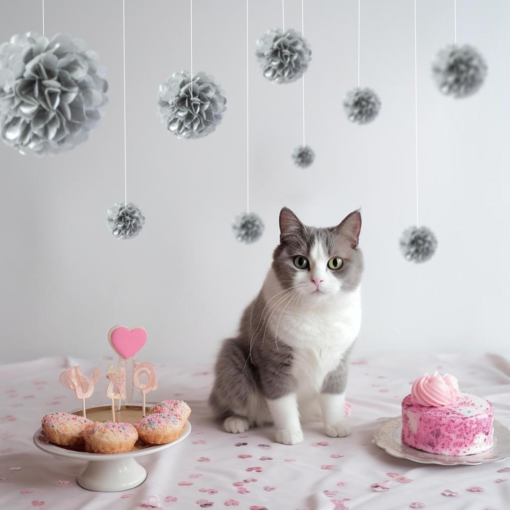 1 шт. Набор 7,8-дюймовых серых бумажных цветочных шаров для вечеринки по случаю дня рождения, бумажные шары с помпонами, подвесные цветы, бумажные помпоны