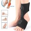 1 шт. Регулируемый компрессионный фиксатор голеностопа Защитный бандаж на голеностоп Для бега Баскетбола Нейлоновый вязаный фиксатор для спортзала Ремешок на голеностоп