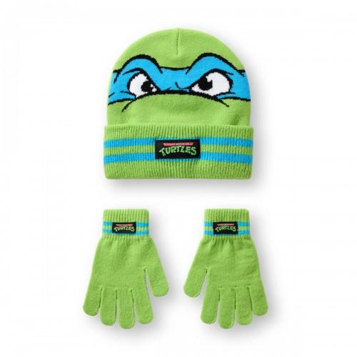 Teenage Mutant Ninja Turtles Boys Face Hat And Gloves Set
