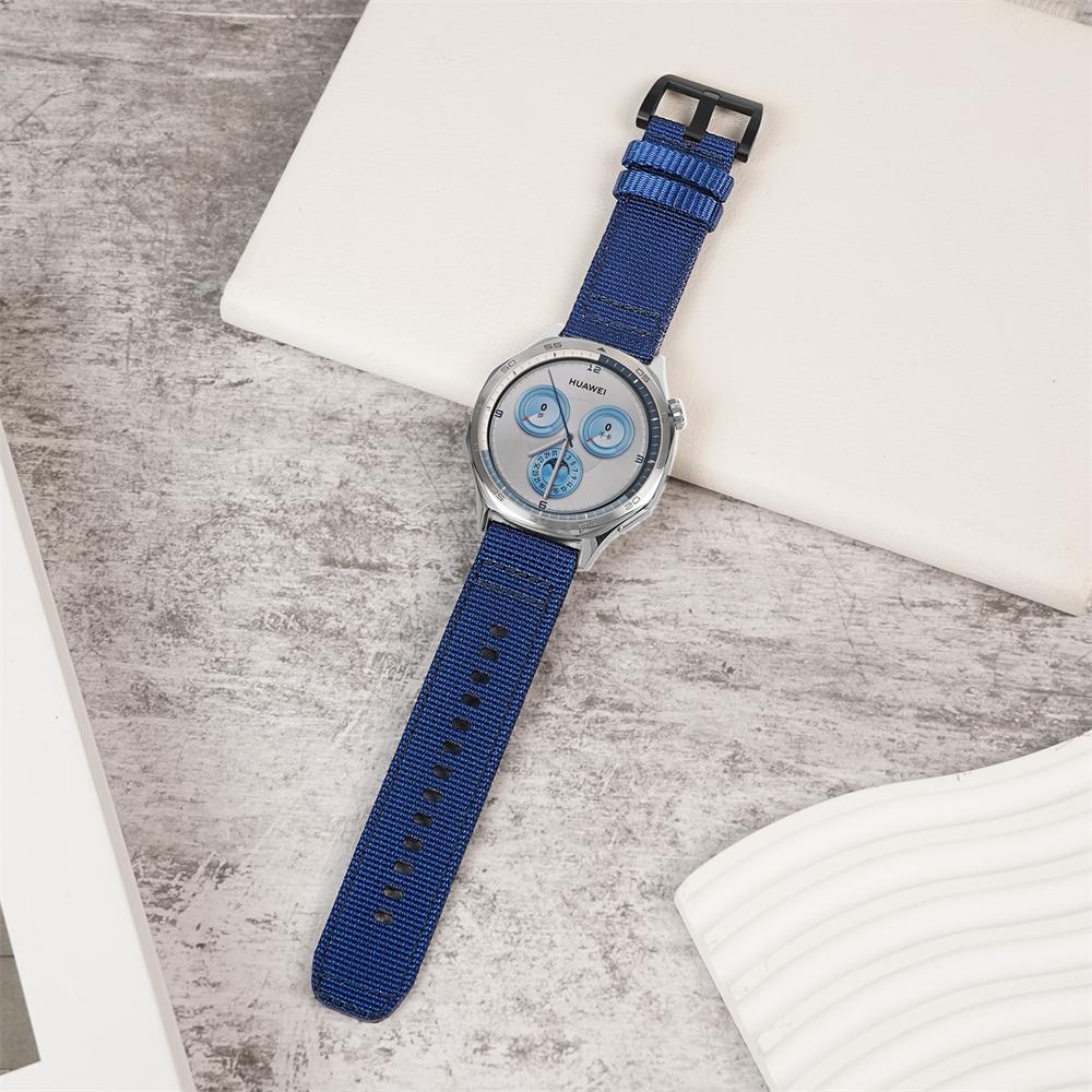 20MM 22MM Холщовый ремешок для Samsung Galaxy Watch 5 6 7 FE / Для Huawei Watch GT4 46MM / GT5 46MM смарт-часов нейлоновый спортивный ремешок bre