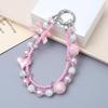 Новый жемчужный бант с бисерной подвеской, брелок для телефона, шнурок на запястье
