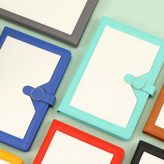 Записная книжка формата А5 из искусственной кожи для мужчин и женщин в твердом переплете с магнитной застежкой