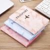 Passport Cover Pu Leather Marble Style Travel ID Credit Card Passport Holder Packet Wallet Purse Bags Pouch for Women Men