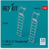 Reskit Boarding Ladder 3D Printer Resin Kit 1/48 F-105F/G (2 Pieces) RSKU48-0435 (Airplane)