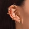 Hip Hop Gothic Punk  Earrings Alloy Eardrop Fashion Cyberpunk Ear Clip  Unisex