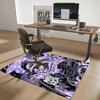 1pc Manga God Chair Mat: Anime Cartoon Design, Non-Slip Carpet for Office Chairs, Suitable for Home Decor, Living Room, Bedroom, Game Room - Perfect G