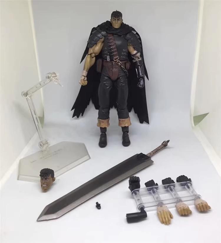 Game Figma 359 GUTS Black Swordsman Ver. Repaint Edition PVC Figures Model Toys