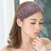 Дизайн Тканевый Цветок Кружево Повязка на голову Корейский Стиль Украшение для волос Женские Аксессуары для волос Широкая Боковая Повязка