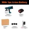 1500W 800ML 88VF Cordless Electric Spray Gun with 3Nozzle Flow Control Airbrush High Power Paint Sprayer
