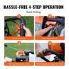 VEVOR Gas Post Hole Digger 63CC 2400W with 20.3 cm Drill Bits & 1 Extension Rod