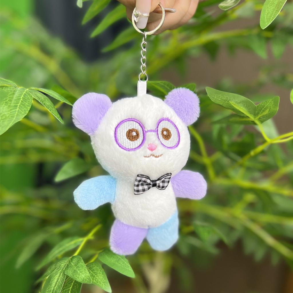 Plush Colorful Whimsical Bear Doll Keychain In Various Colors For Kids Adults And