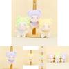 Colorful Cotton Doll Keychain Fluffy Plush Toy Perfect Bag Accessory For Couples