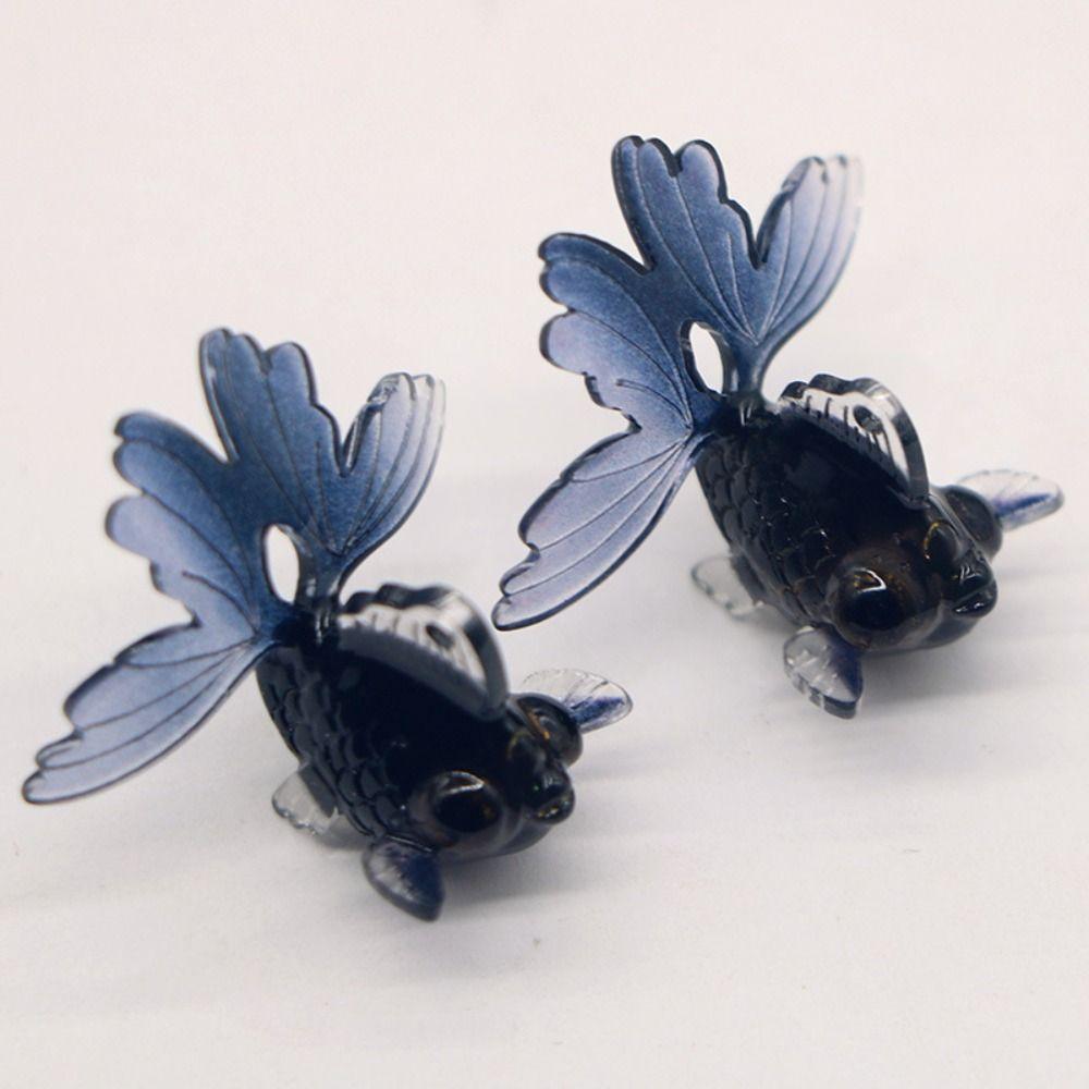 PVC Material Mini Goldfish Figurine Miniature Size Fairy Garden Ornament Home Decor