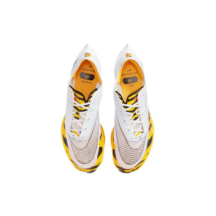 Nike ZoomX Vaporfly NEXT% 2 Blue Ribbon Спортивные мужские кроссовки Белый Университет-Золотой Оранжевый DM7601-100