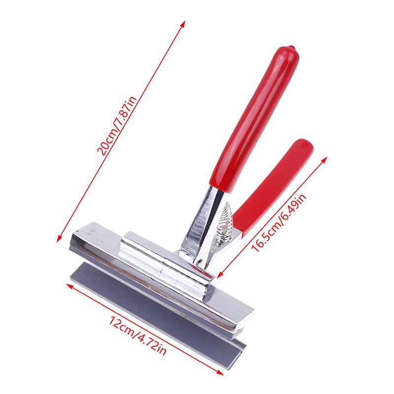 Художественный сплав Холст Натяжные плоскогубцы Пружинная ручка для подрамников Инструмент для обрамления художника Ширина Красный хвостовик Инструмент для масляной живописи