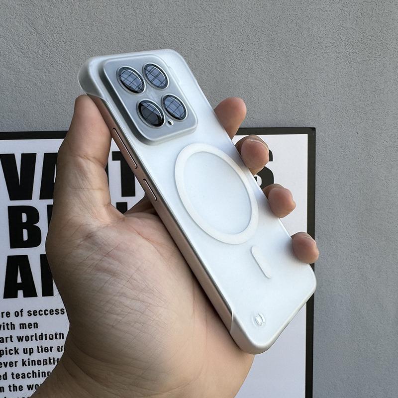 Чехол Mi 15Pro Безрамочный Теплоотводящий Тонкий Матовый Прозрачный для Magsafe Чехол для Xiaomi Mi 15 14 12 Pro Mi15 14 13 Ultra PC Чехол