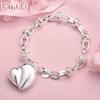 925 Sterling Silver Heart-shaped Bracelet Fashion Wedding Jewelry