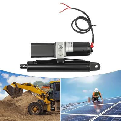 12 В 8" Сверхмощный гидравлический линейный привод Электрический гидравлический двигатель 4409 фунтов Совместим с самосвальными прицепами, подъемными столами