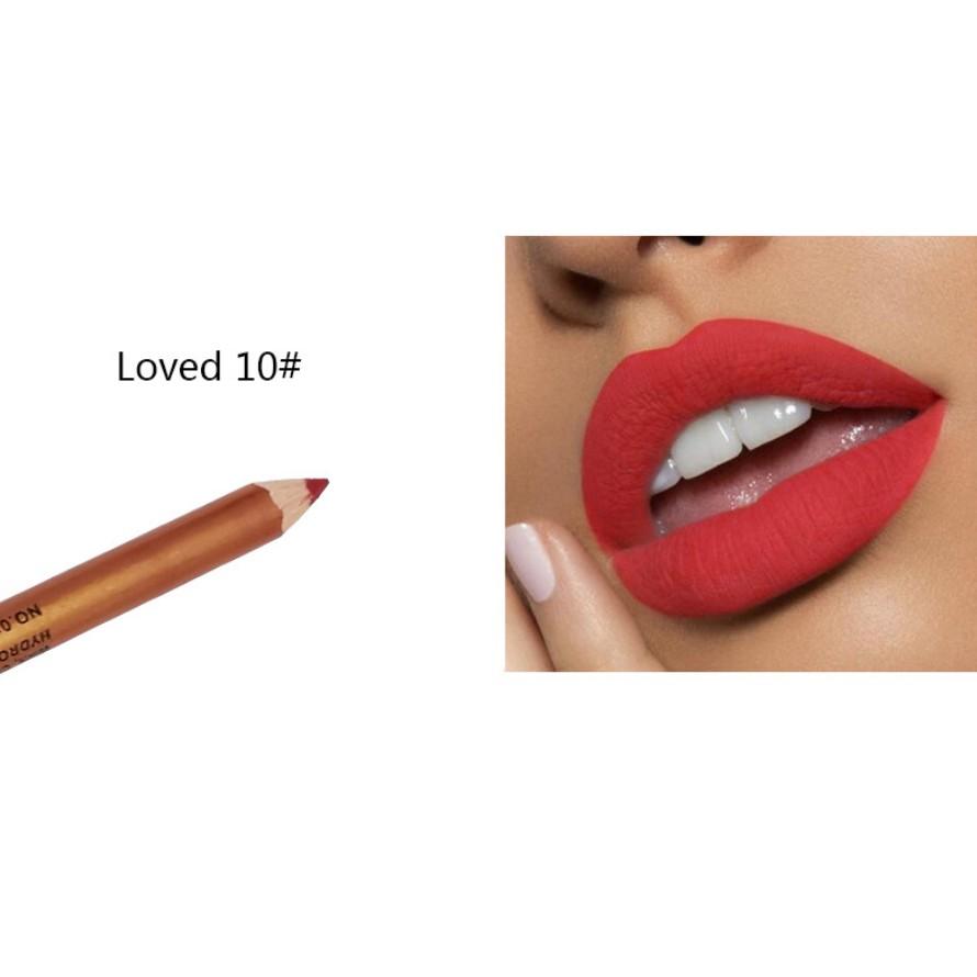 Двухцветный карандаш для губ, бархатная матовая помада, ручка для макияжа глаз, ручка для теней для век, прочный водонепроницаемый легкий легкий макияж, карандаш для бровей
