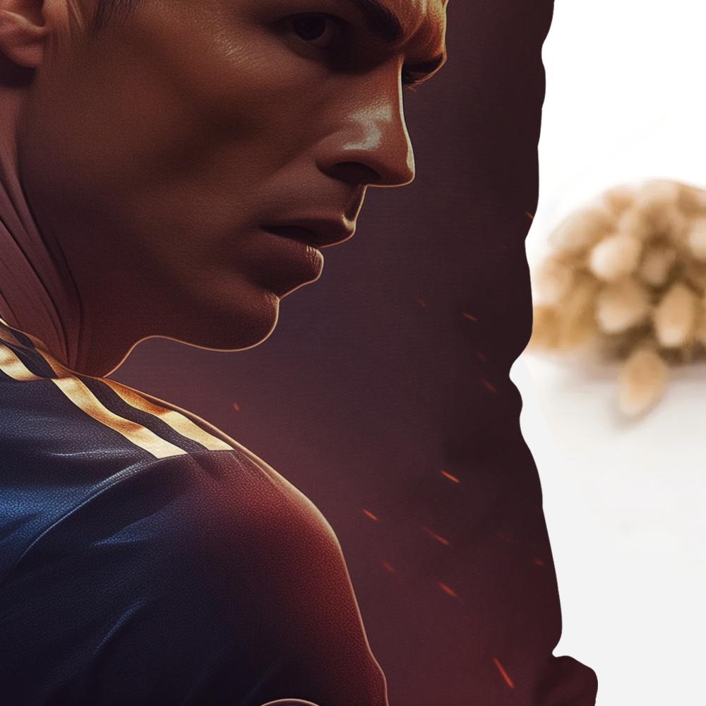 C-Криштиану Р-Роналду Cr7 Наволочка Квадратная Подушка Спальня Диван Отдых Комфортная Подушка Автомобиль Гостиная Домашний Декор 40X40