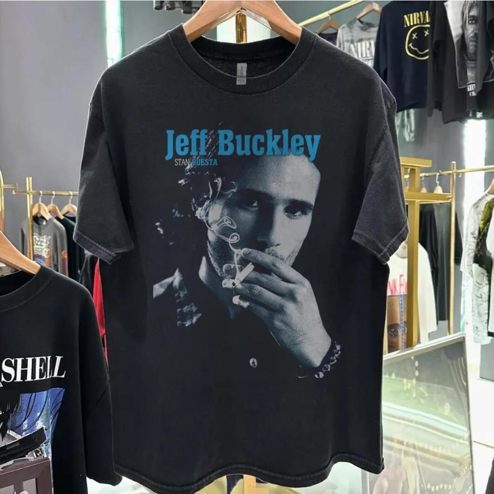 Jeff Buckley Band Tshirt Jeff Buckley Classic Style Black Unisex Shirt WA0285