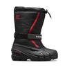 Детские сапоги Sorel Flurry, размер 20.0 см, черный, ярко-красный