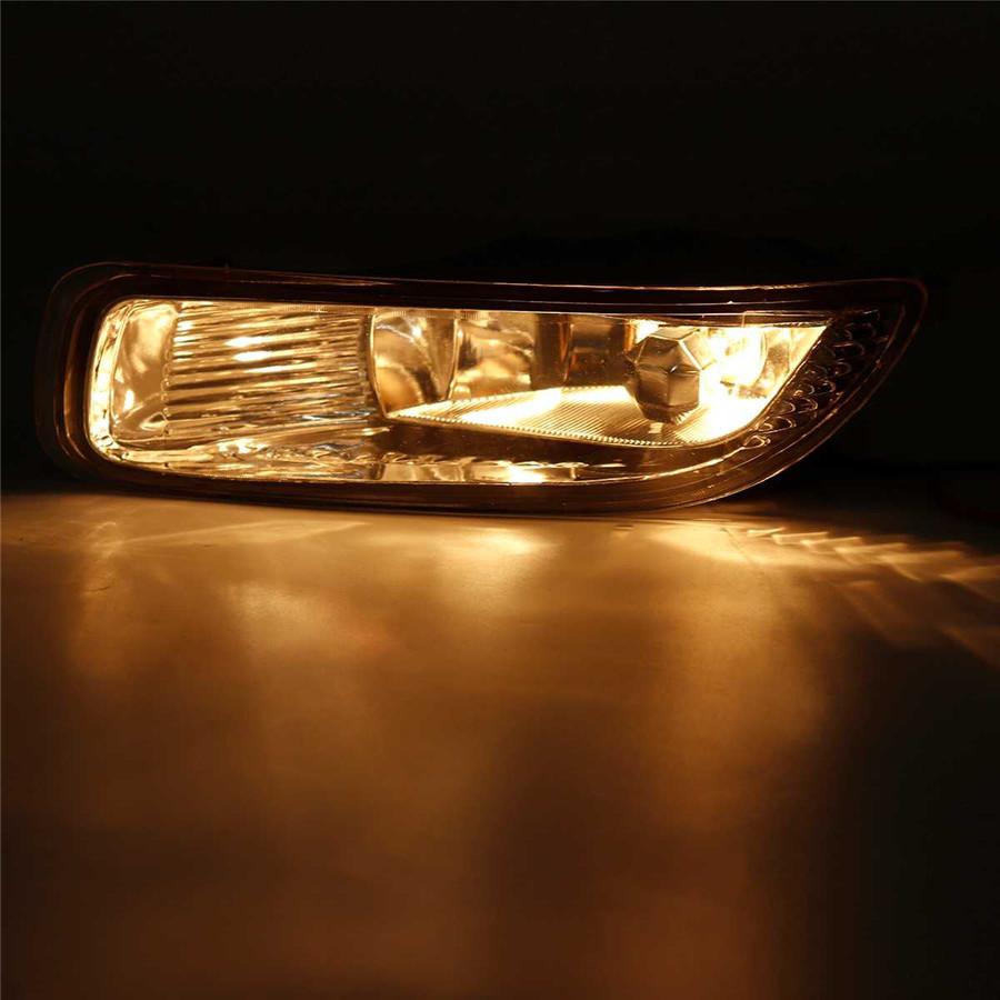 2x Автомобильные противотуманные фары переднего бампера с лампой Прозрачная линза Для Toyota Corolla 2003 2004