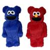 Очаровательный набор коллекционных фигурок Bearbrick Sesame Street Элмо и Коржик 400%
