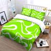 Green Abstract Bedding Set Bedding Duvet Cover Set Duvet Cover Pillowcases (1 * Duvet Cover 2 * Pillowcases, without duvet insert)